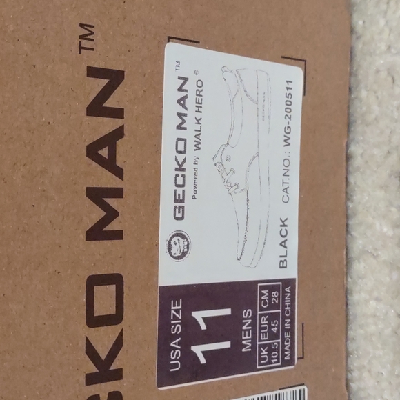 Gecko Man Boat Shoes Arch Support - Picture 2 of 5